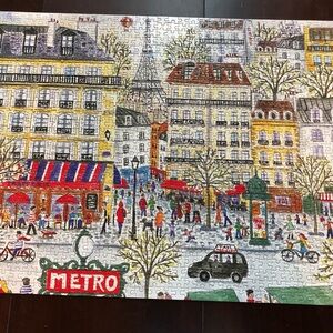 Colorful Parisian Puzzle by Michael Storrings
